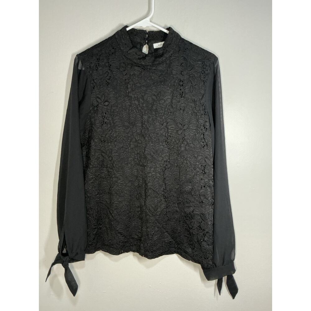 Rose + Olive Lace Boho Top Large